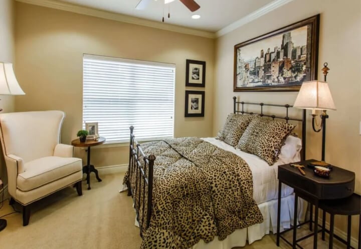 Cozy Bedroom at an Independent Living Facility Cozy Bedroom at an Independent Living Facility