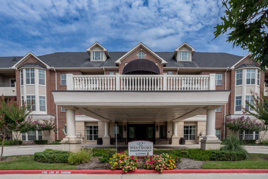 Main Entrance and Signage at Independent Living Facility